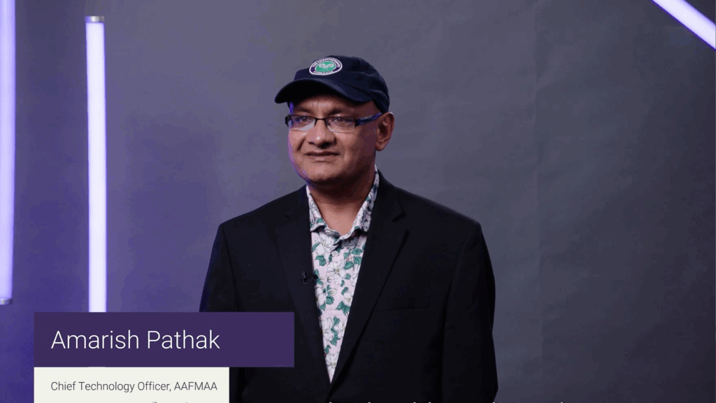 Amarish Pathak, Chief Technology Officer at AAFMAA speaking about A&N products